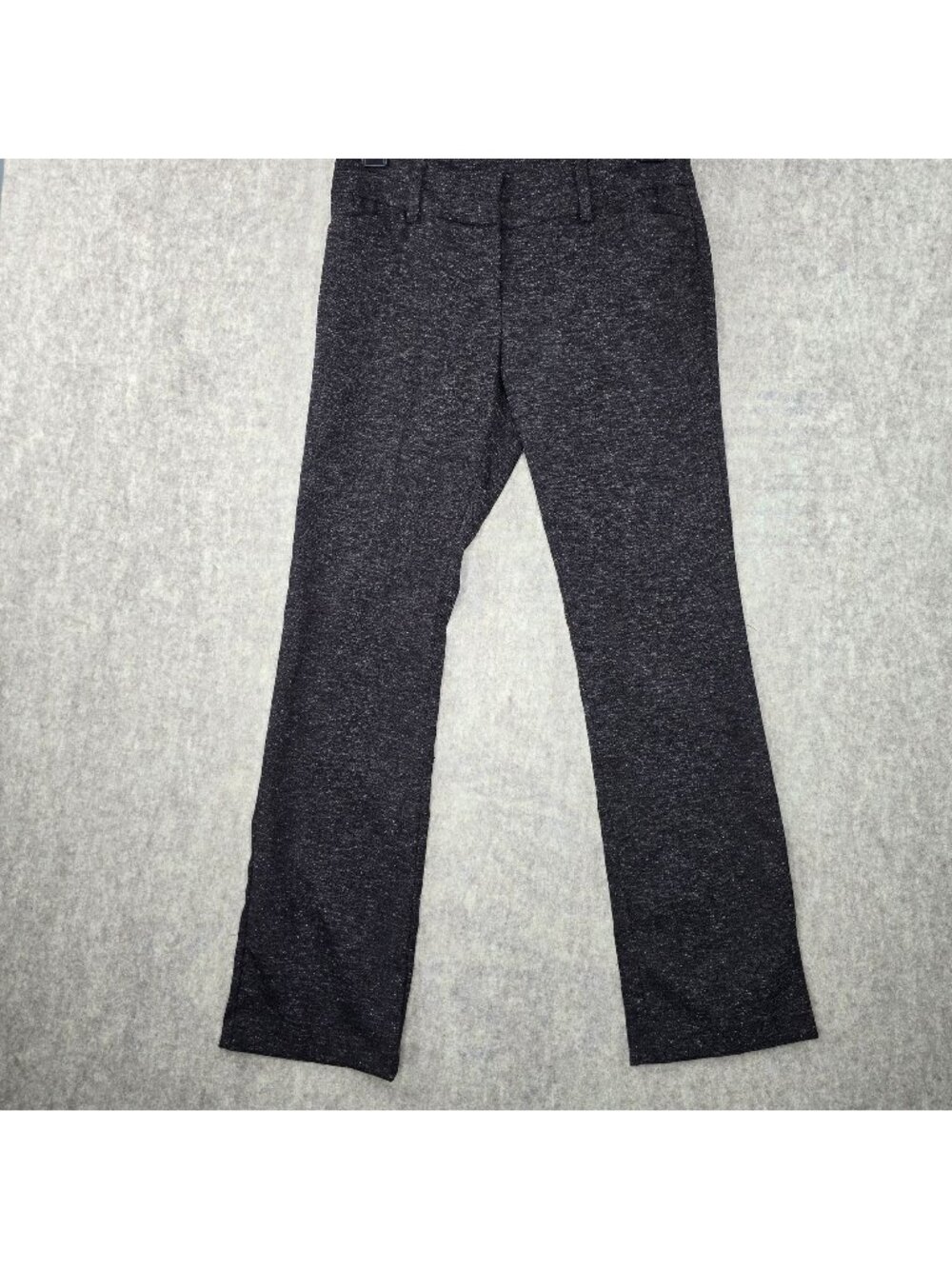 New York & Company Women's Trousers Charcoal Gray Size 6 Straight Fit Polyester
